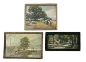 lot 305A image: Three Scenic Vintage Prints