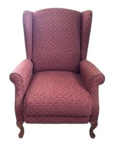 lot 351 image: Vintage Upholstered Armchair Recliner