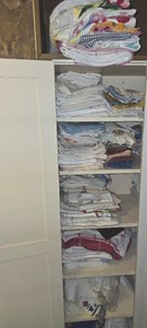 lot 484 image: Large Selection of Linens, Most are Vintage