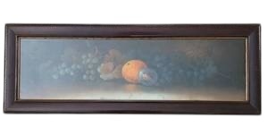 lot 170 image: Lovely Wood-Framed Still Life Print