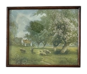 lot 220 image: Scenic Vintage Print