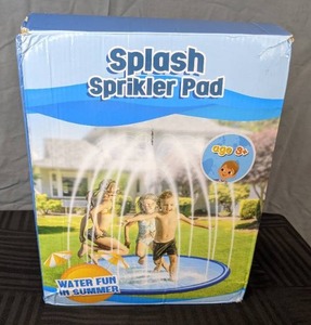 lot 28 image: New Splash Sprinkler Pad Summer Outdoor Water Toy