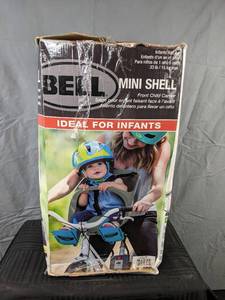 lot 131 image: New Bell Mini Shell Front Carrier Bike Carrier Attachment for Infants