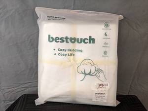 lot 32 image: New Bestouch Home Bedding Duvet Cover Set $60 Retail