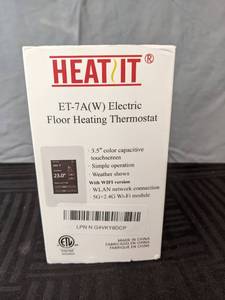 lot 40 image: HEATIT ET-7AW Touchscreen Programmable Thermostat with Voice Control and WiFi