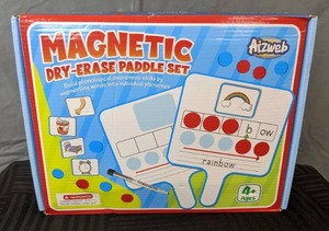 lot 56 image: Aizweb Magnetic Dry-Erase Paddle Set Kindergarten Classroom Must Have $45.99 Retail