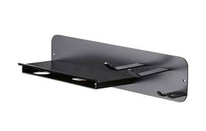 lot 155 image: Lot of 4 New Bathroom Storage Organizer Shelves for Dyson Supersonic Hair Dryer in Black