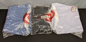 lot 10L image: 3 Brand New Pairs of Womens Denizen Levis High Rise Loose Fit Taper Jeans Size 4 $29.99 Retail Each