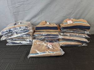 lot 150 image: 16 New Cat & Jack BabyToddler Boys Striped Pullover Sweaters in Assorted Sizes (12 Months to 3T)