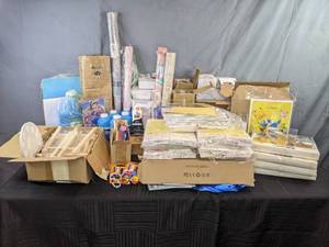 lot 174 image: CrafterReseller Lot Including Cookie Cutter Sets, Tumbler Lids, Flameless Candles, Easels and More