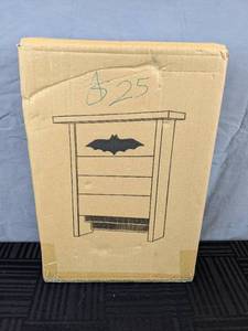 lot 321 image: Brand New Cedar Alpha Cedar Rustic Bat House
