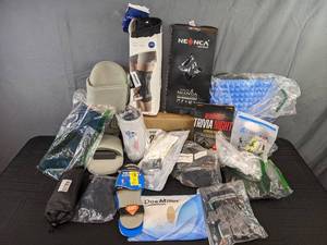 lot 212 image: Knee Brace, Shoe Inserts, Water Bottle and More