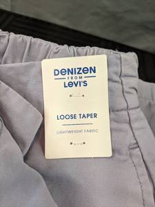 lot 210L image: 3 Brand New Pairs of Womens Denizen Levis High Rise Loose Fit Taper Jeans Size 6 $29.99 Retail Each