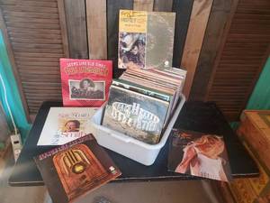 lot 15 image: 85 Vintage Records LPs
