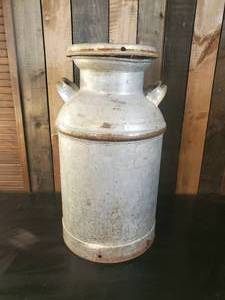lot 29 image: Large 25 Tall Milk Can Heavy