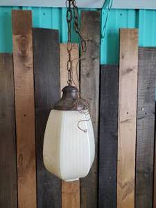 lot 36 image: Antique Hanging Light
