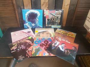 lot 52 image: Cool Collection of Vintage Rock LPs
