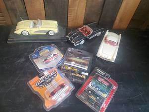 lot 53 image: Sweet Collection of Corvette Toy Cars