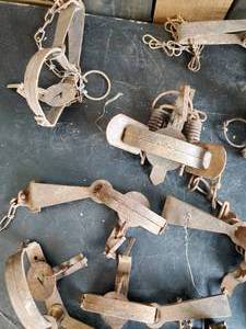 lot 61 image: 20  Vintage Assortment of Animal Traps
