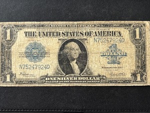 1923 Blue Seal $1 Dollar Silver Certificate