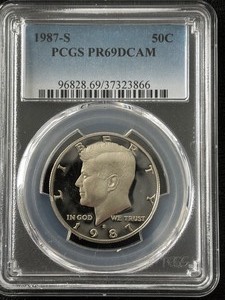 1987-S Kennedy Half Dollar Proof PCGS PR69 Deep Cameo