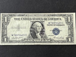 1935 E Blue Seal $1 Dollar Silver Certificate