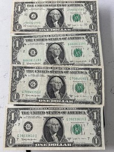 1963 Green Seal $1 Dollar Federal Reserve Notes