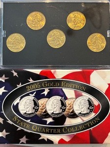 2005 Gold Edition State Quarter Set