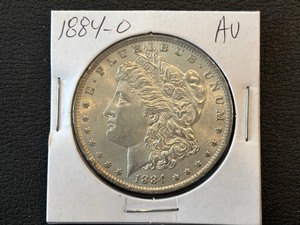 1884-O Morgan Dollar AU
