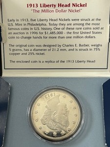 1913 Liberty Head Nickel Replica