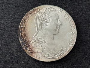 1780 Maria Theresa Thaler Silver Coin