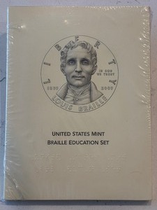 2009-P Louis Braille Silver Dollar Uncirculated