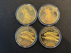 St. Gaudens Replica Coins Gold Layered