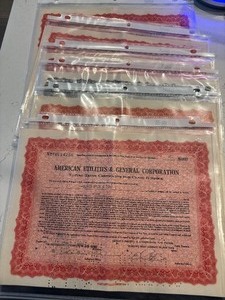 Vintage Stock Certificates