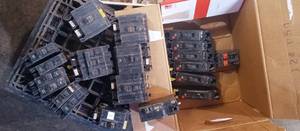21 - Circuit Breakers SingleDoubleTriple Pole 120v240v277v Various AmpsTypes
