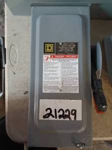Square D Heavy Duty Safety Switch 600v #H361RB