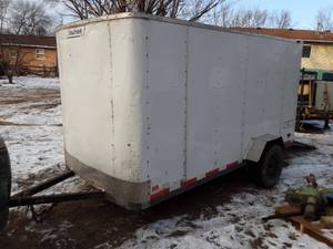 2010 6x12 Haulette Enclosed Trailer 3000Lb. No Reserve