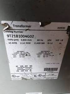 GE 5kva transformer 1 phase