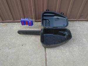lot 107 image: New Craftsman 18 chainsaw case. As shown.