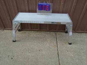 lot 108 image: New Gorilla work platform. 4 x 16 high. As shown.