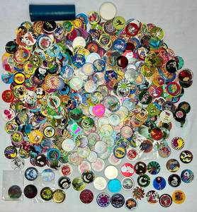 Vintage Pog Collection - Slammers, Pogs, 2 Cases