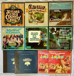 Vintage Country Vinyl Record Sets