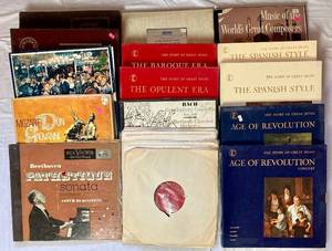Vintage Collection of Vinyl Record Boxed Sets Classical and Great Composers