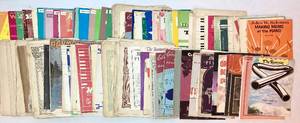 Large Collection of Vintage Song SheetsComposition Sheets