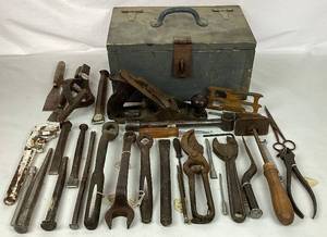 Vintage Tools and Tool Box