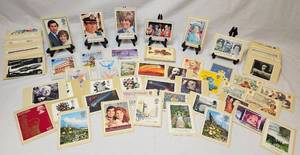 Collection of British Postcards Depicting Commemarative Stamp Images