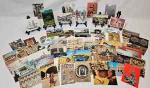 Collection of Vintage Postcards from Around the World