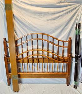 Ethan Allen Full Size Bed Frame with Headboard and Footboard