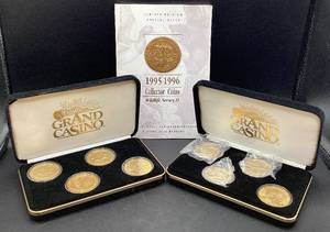 1995-1996 Collector Coins Wildlife Series II from Grand Casino MN - 2 sets