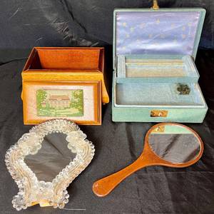 Vintage Vanity Accessories - Mirrors and Jewelry Boxes